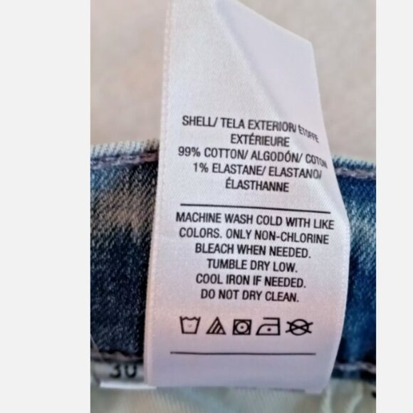 HUDSON Men's Jeans Size 30X34 Blake Slim Fit Straight Blue Jeans Classic Casual - Picture 10 of 11